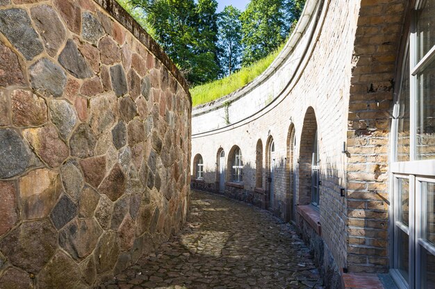 Fortaleza de Boyen Antiga fortaleza prussiana usada durante a Primeira Guerra Mundial e a Segunda Guerra Mundial. Gizycko, Polônia