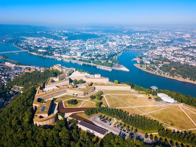 Fortaleza de Ehrenbreitstein en Koblenz Alemania