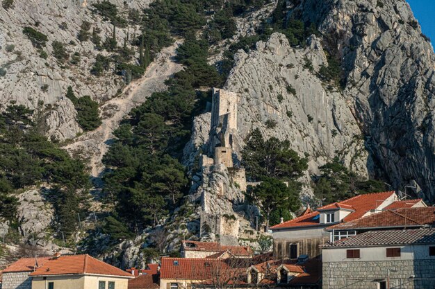 Fortaleza em Omis Croácia