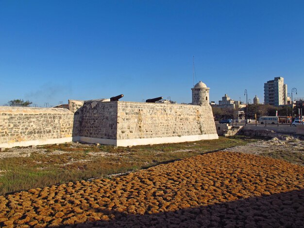 La fortaleza en La Habana, Cuba