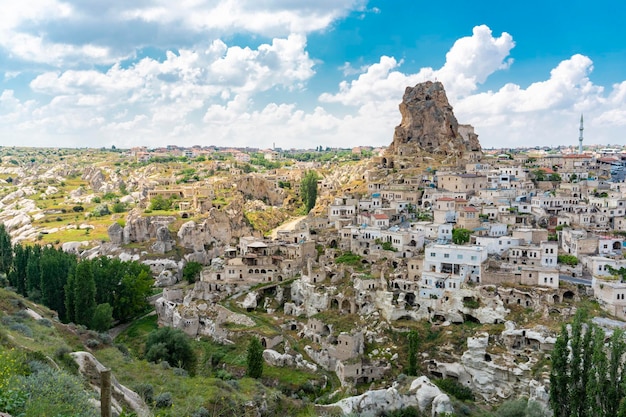 Fortaleza de Ortahisar Capadocia Edificios antiguos ciudad subterránea