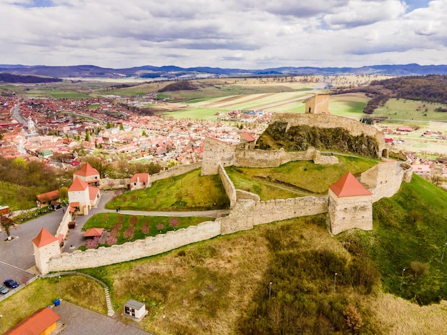 Fortaleza Rupea Transilvânia Romênia Europa É uma fortaleza medieval construída por saxões da Transilvânia Fica em um dos sítios arqueológicos mais antigos da Romênia