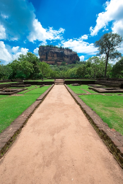 Fortaleza de Sigiriya Lion Rock en Sri Lanka