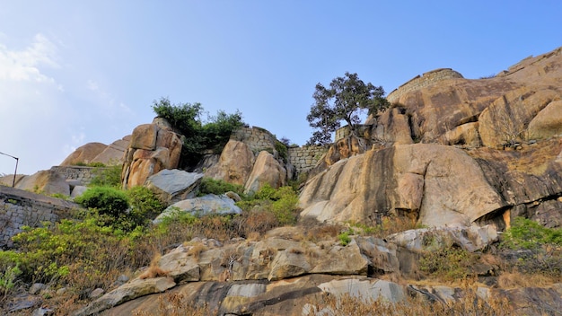 Forte de Gudibande localizado no distrito de Chikkaballapur Karnataka Índia