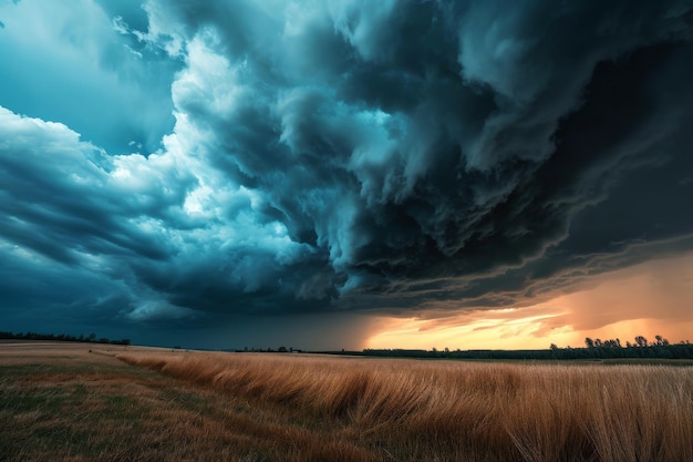 Fortgeschrittenes Wetterkontrollsystem zur Manipulation der Klima-KI generiert