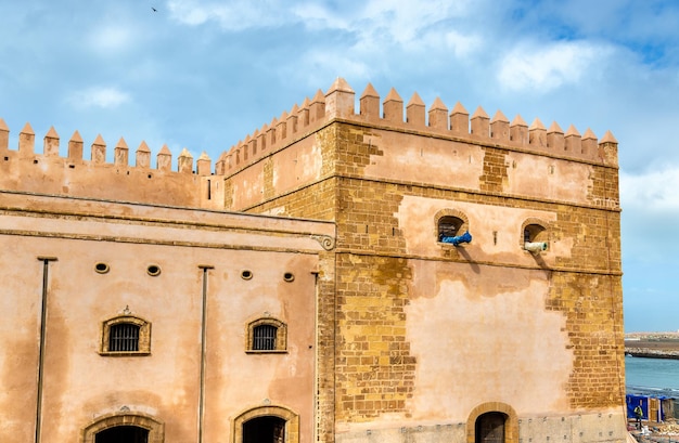 Foto fortificaciones de la kasbah de los udayas en rabat, marruecos