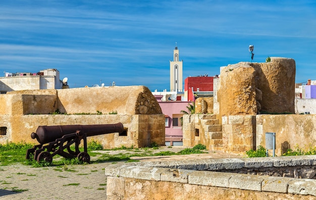 Foto fortificações da cidade portuguesa de mazagan em eljadidia, marrocos