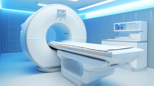 Fortschrittliches medizinisches MRT- oder CT-Diagnosegerät im Krankenhauslabor