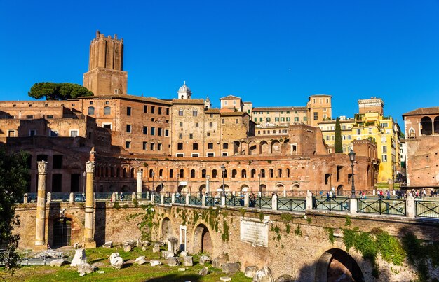 Fórum e mercado de Trajano em Roma