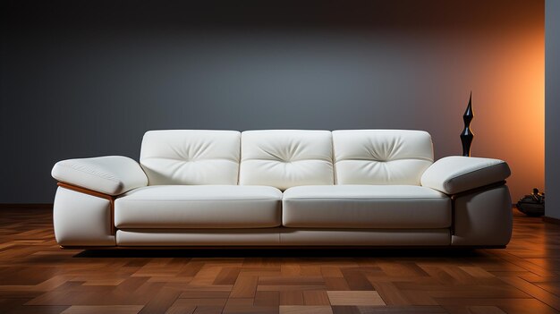 Foto foto 3d do design do sofá