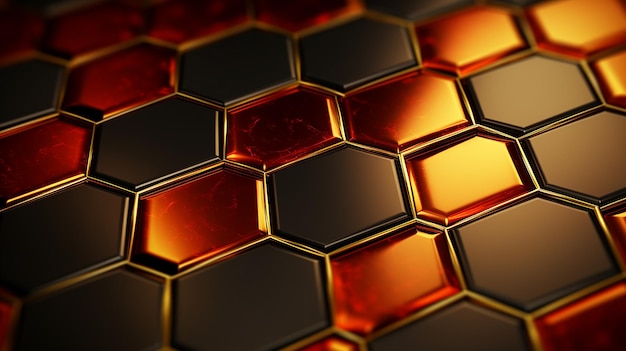 Foto_3d_geometrisch_abstrakt_hexagonal_Hintergrund