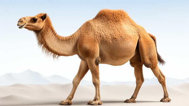 Foto foto en 3d de un papel tapiz de camello