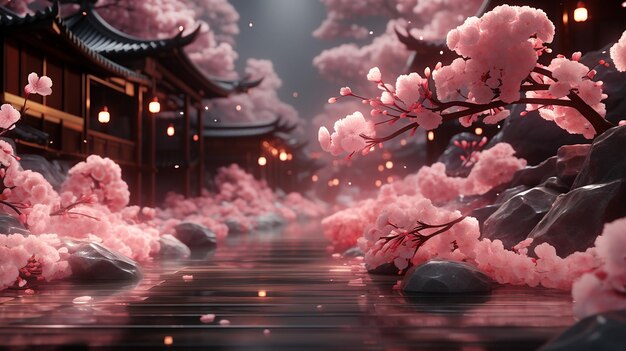 foto_3d_render_of_blurry_cherry_blossoms_with