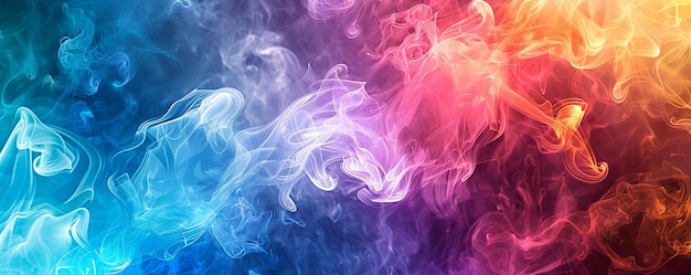 Foto de Abstracto de humo de colores