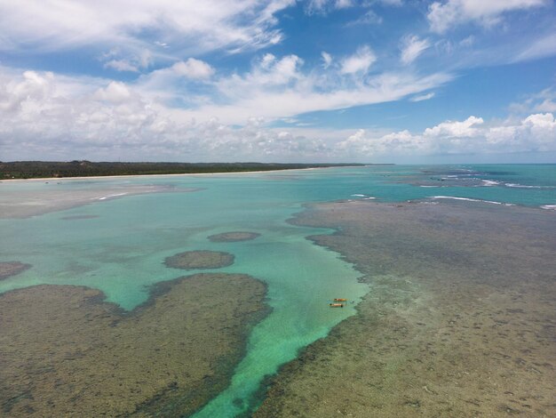 Foto aérea de São Miguel dos Milagres na cidade de Alagoas Brasil