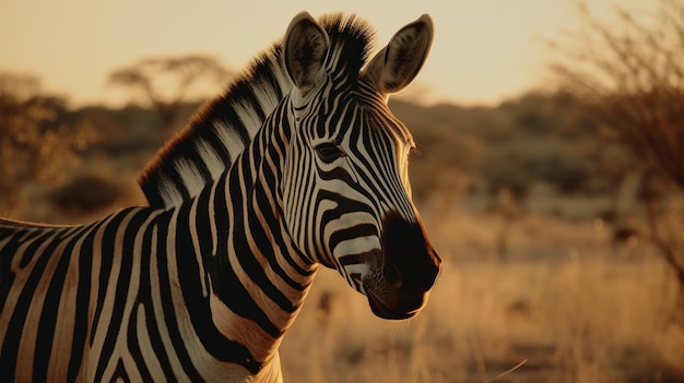 Foto de Agfa Vista de Golden Hour Zebra de National Geographic