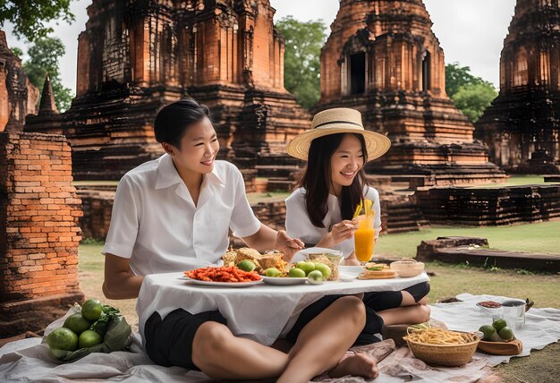 Foto agradable comida hermosa comida se comida diferente comida colorida comida imágenes de paisajes comida muy foto AI GEN