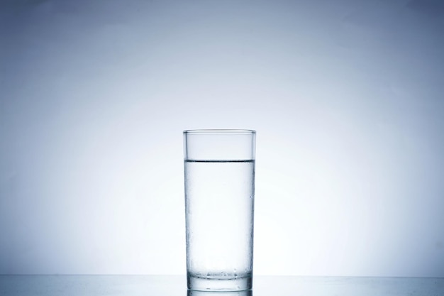 foto de agua en un vaso