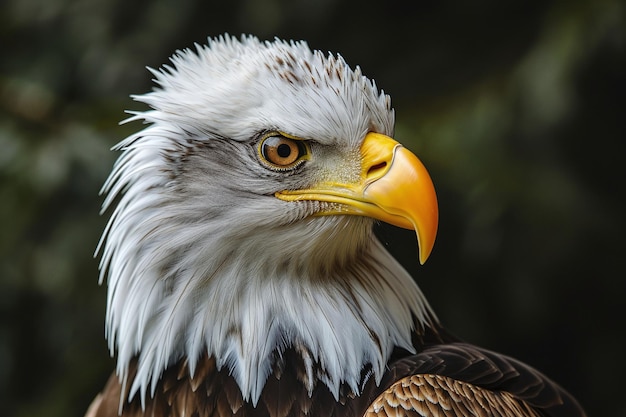 Foto foto del águila calva estadounidense