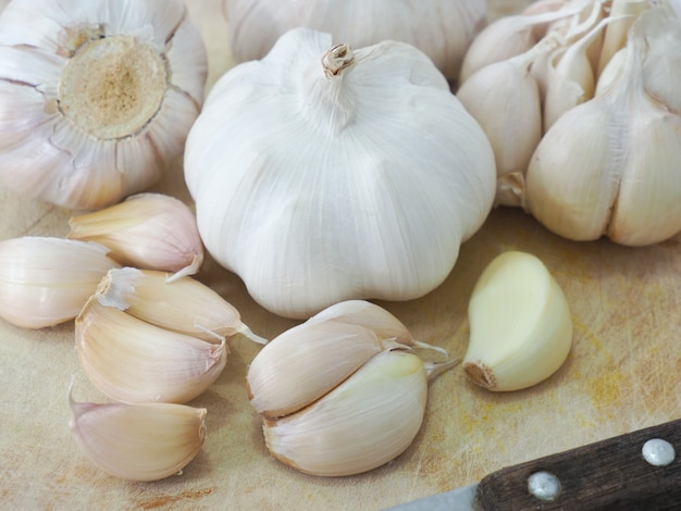 Foto de ajo para cocinar.