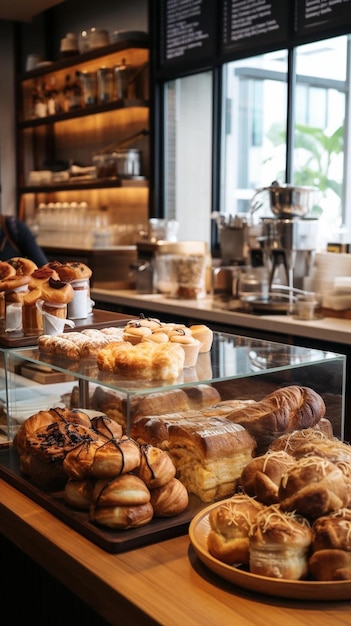 Foto foto de alimentos y bebidas en cafés comunes