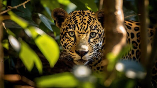 Una foto de un animal salvaje con el cielo de fondo