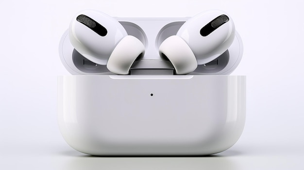 Una foto de Apple AirPods Pro en toda su longitud