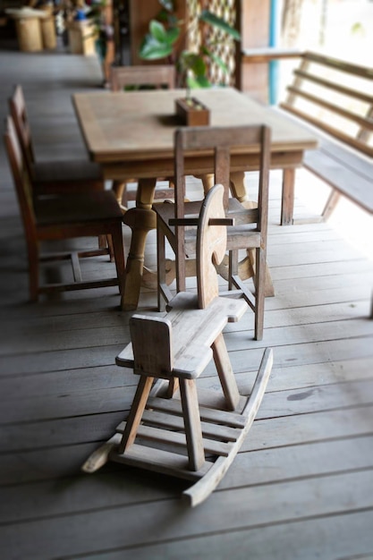 Foto de archivo del café del desván del estilo industrial de la decoración