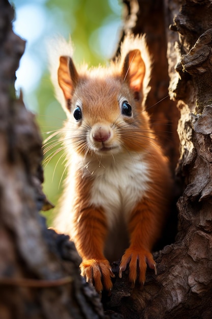 Una foto de archivo de un lindo animal