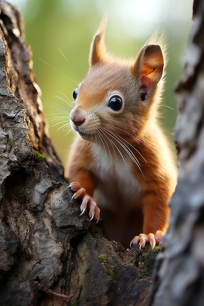 Una foto de archivo de un lindo animal