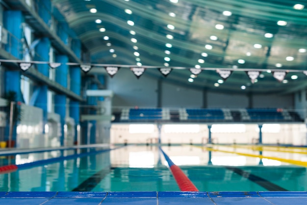 Foto artística da piscina moderna