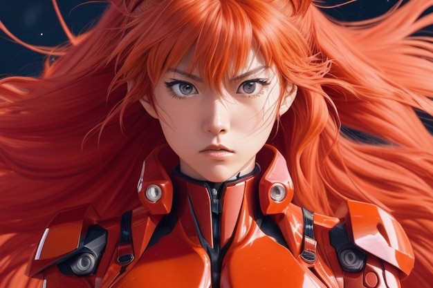 La foto de Asuka Langley Soryu.