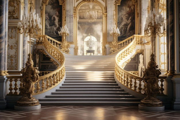 Foto atemberaubende Schönheit des Schlosses von Versailles