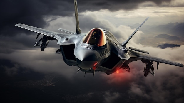 foto del avión de combate Lockheed Martin F35 Lightning