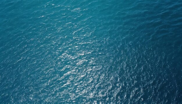 Foto foto azul de la superficie del mar vista superior de agua grande como fondo