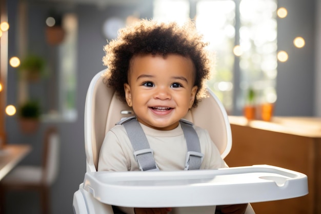 Foto Baby im Hochstuhl