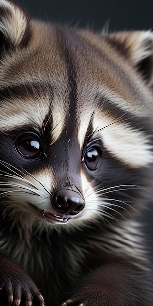 Foto Baby Waschbär Portre