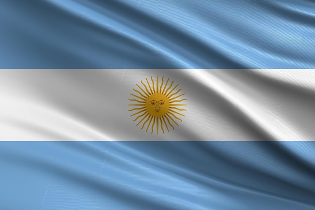 Foto de la bandera argentina