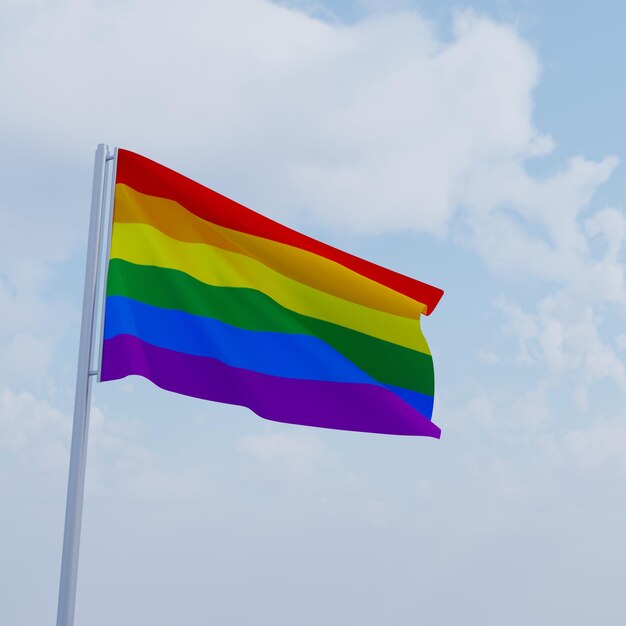 Foto de la bandera LGBT