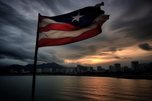 Foto foto de la bandera de panamá