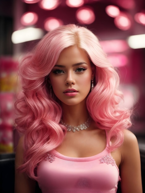 Foto BARBIE rosa real