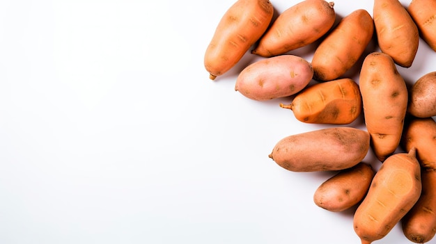 foto de batatas relleno blanco