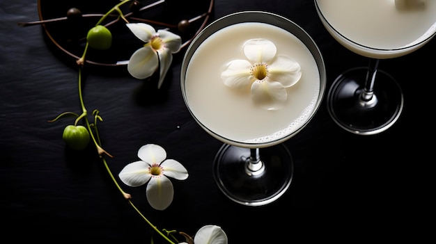 Foto de Bebidas de Verano en una hermosa mesa