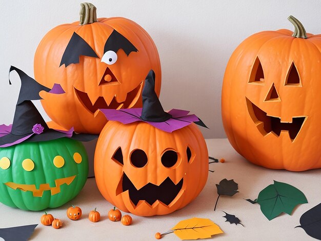 Foto bezaubernde Halloween-Handwerk für Kinder genießen Sie stundenlang DIY-Spaß mit Ihren kleinen Ghouls