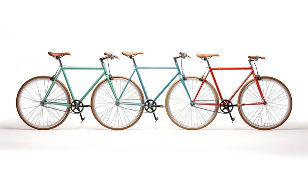 Una foto de las bicicletas Fixie