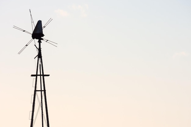 Foto Bild eines klassischen Vintage Windmühlengebäudes