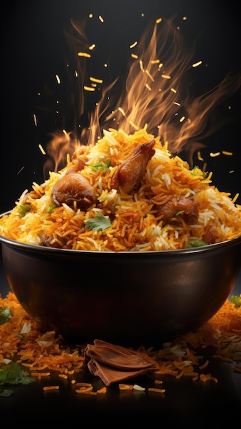 una foto de biryani