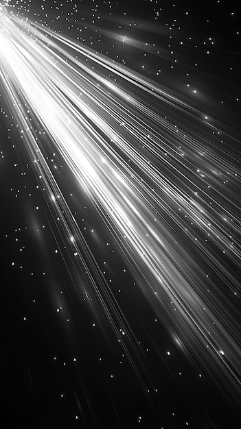 una foto en blanco y negro de un fondo lleno de estrellas