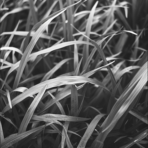 Foto una foto en blanco y negro de una hierba con la palabra cita en ella