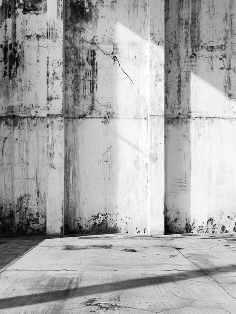 Foto una foto en blanco y negro de un hombre montando una patineta